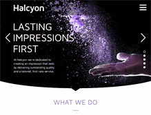 Tablet Screenshot of halcyon-uk.com